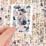 Высококачественная акварель, наклейка, водостойкие наклейки, чехол для телефона