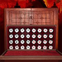 Bendelass The Flag Begins to Victory Pure Silver Collectors Edition Chinese Chess Personal Use Gift Collection Cultural and Creative Chess Game