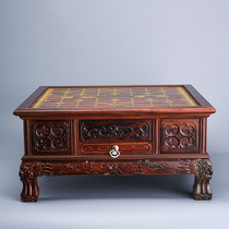 Bendelass Laos Siamese Rosewood Three-purpose Chess Board Chinese Chess Go Board Mahogany Tea Tray Set