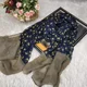 2023 Autumn and Winter Fashion Artistic Floral Scarf Versatile Ethnic Style Retro Long Sunscreen Shawl Outerwear Silk Scarf for Women