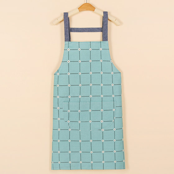 Retro Ethnic Style Apron for Catering, Pure Cotton Work Clothes, 2022 New Style Popular Adult Cooking Apron