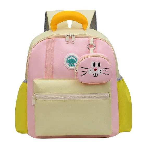 Children's Schoolbags with High Aesthetic Appeal, Dopamine Style, for Boys and Girls, Elementary School Students, Kindergarten, Ages 3-6, Travel Backpack