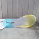 Crystal Slippers for Women, Summer Outdoor Wear, Fashionable Internet Celebrity Transparent Flat Sandals, Casual Beach Soft-Soled Trendy Non-Slip Student Slippers