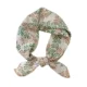 Silk Scarf for Women, Original Design, Cute Cat, Pure Cotton Square Scarf, Korean Style, Versatile, Sun Protection, Headscarf, Neck Protector, Spring and Summer