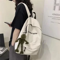 School Bag for Women, Korean Style, Harajuku Ulzzang, High School Student Backpack for Men, Versatile Backpack for Middle School Students and College Students
