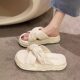 2023 New Beach Women's Slippers, Summer Outdoor Wear, Fairy Style, Fashionable and Versatile, Thick-Soled Slip-On Sandals with Straps