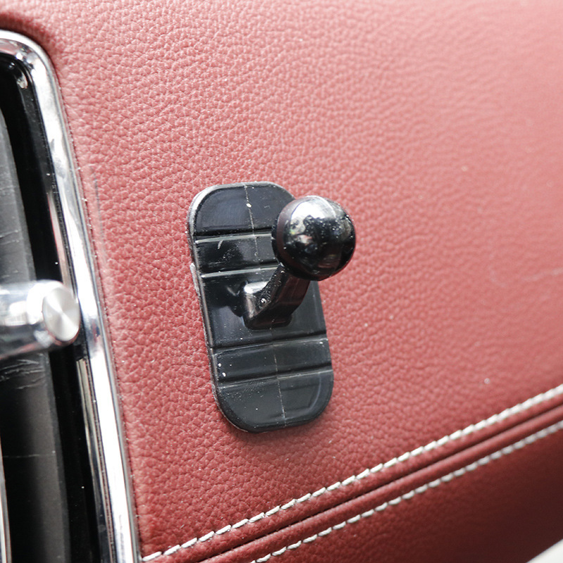 17mm Universal Curved Surface Car Phone Holder Base Accessory, Universal Fixed Mount for In-Car Navigation