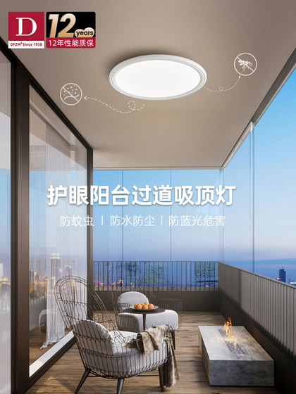 German Dfzm[Tiffman]Simple Modern Ceiling Light for Hallway, Balcony, Entrance, and Corridor