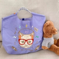 Purple Lightning Cat Medium (за исключением удлинения) (требует больших сообщений обслуживания клиентов)