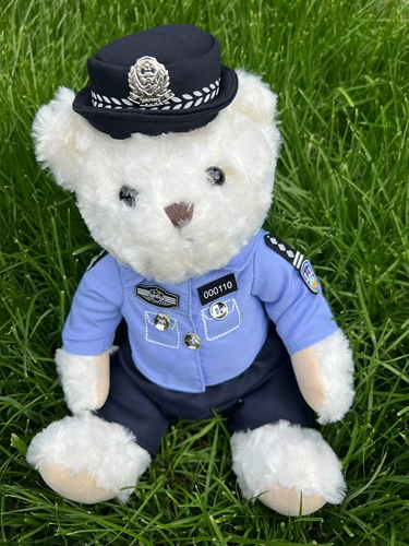 Униформа, светоотражающее джерси, милая плюшевая кукла, с медвежатами, дорожная полиция, подарок на день рождения
