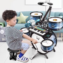 Childrens drum set for home beginners 3-6 years old 1 boy birthday gift beating drum baby educational toy