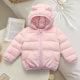 Bala Infant and Toddler Autumn and Winter down Cotton Jacket for 0-1 Year Old Girls, Lightweight Style, Children's Clothing for Boys, Solid Color