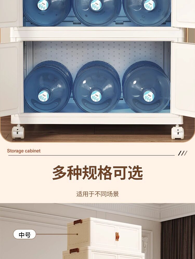 Детский гардероб 45-100cm免安装摺叠儿童衣柜书柜双门收纳柜儿童衣橱厨房置物架