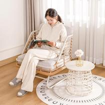 High-end balcony small table and chairs outdoor sofa rattan chair courtyard leisure table two chairs three-piece set reading coffee table table and chairs