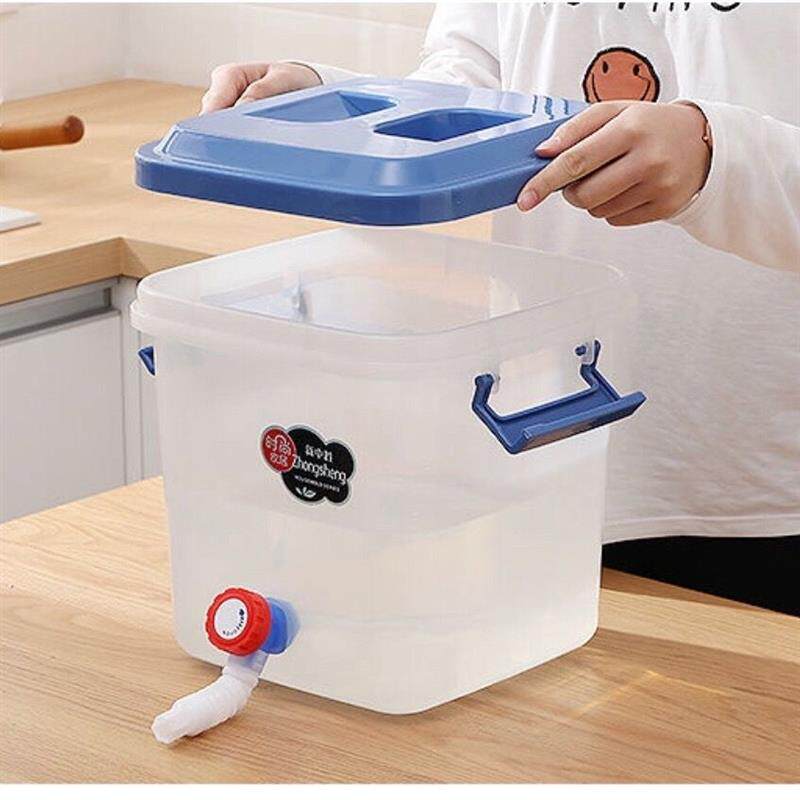 20 Gongfu tea drinking water barrel 10 litres with tap water purifying with lid Handwashing tea table Water storage bucket bucket with tap-Taobao