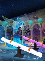 Glowing seesaw square park activity props parent-child interaction double children outdoor internet celebrity seesaw Jiangsu
