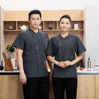 Серый короткий рукав [буква двойная линия] задняя часть плеча в воздухопроницаемость