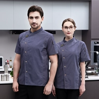 Синий короткий рукав [черная линия маркировки] дышащая с обеих сторон