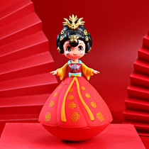The roly-poly lady Xian travel souvenirs from the Tang Dynasty Sleepless City accompaniment gift ornaments special cultural and creative gifts