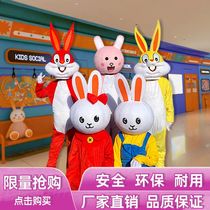 Rabbit 8 Gothique Katong Man Puppet Pâques Bunny Halloween Cartoon Doll Adult Walking Prop Dress