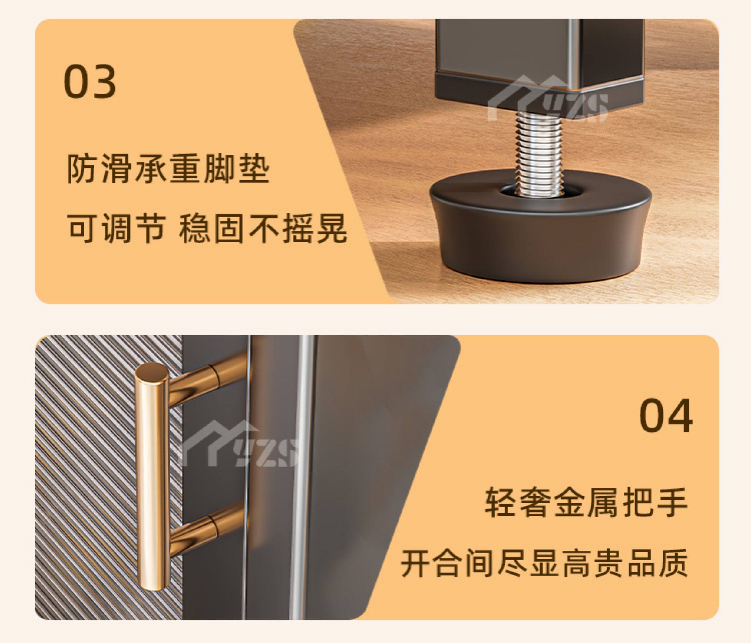 Специи стойки 厨房拉门调料品置物架钢制台面防尘调味罐架多功能家用储物柜