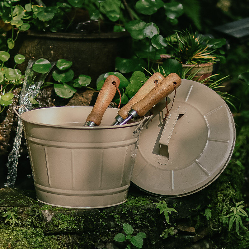 园艺工具收纳桶插花工具种植桶家用插花醒花收纳桶户外庭院园艺用