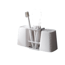 Bathroom wall-mounted toothbrush holder wall-mounted wash rack toothbrush barrel toothbrush cup toothbrush storage rack set storage rack