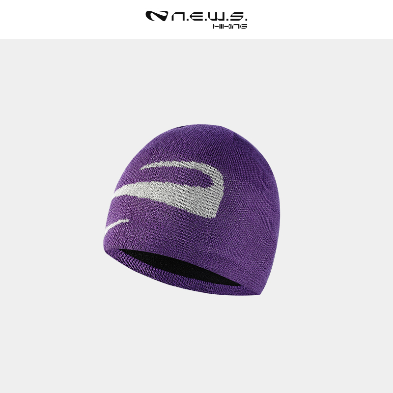 NEWS HIKING STONE OUTDOOR SPORTS Hiking Large Logo Wool Warm Knit Hat Men and Women in the same section-Taobao