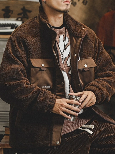 Ретро бархатная мужская куртка, тактический демисезонный пуховик, в американском стиле, увеличенная толщина