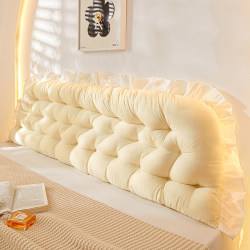 Popular Dormitory Bedside Cushion Bedroom Soft Bag Large Backrest Princess Style Shading Ugliness Tatami Pillow Car Bed Pillow