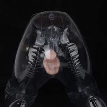 Inflatable doll real version male leg mold with hair adult products sex toy virgin female half leg PVC long love