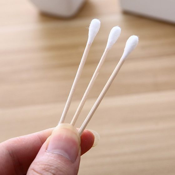 면봉 귀 정리 이어 클러링 귀 일회용 이중 헤드 가정 귀 정리 면봉을 메이크업 제거 및 미용 스페셜 코튼 면봉 a