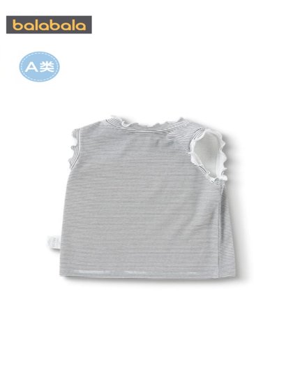 巴拉巴拉女童背心婴儿宝宝条纹打底衫夏装新款外穿潮200224122003