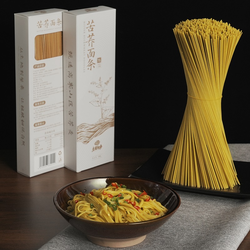 贵州威宁荞麦面黑苦荞0脂肪粗杂粮代餐速食糖友主食乔麦面条挂面
