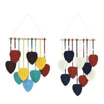 Macrame Leaf Wall Hanging Modern Wall Ornament Wall Hanging