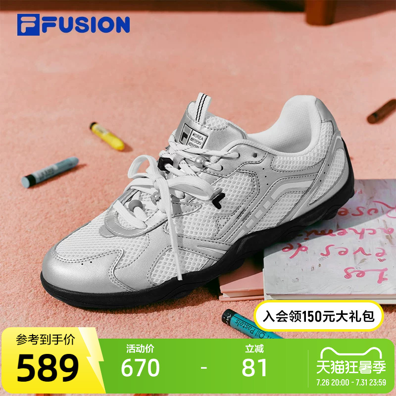 Flora丨Fila Fusion Fila Training Shoes Korean Style Ballet Shoes Summer Mesh Breathable New Women's Shoes