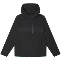 Huang Jingyus same style丨FILA official mens light jacket 2024 summer new casual hooded jacket