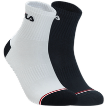 FILA official womens socks mid-waist socks set womens sports socks fashion sports socks casual socks two pairs