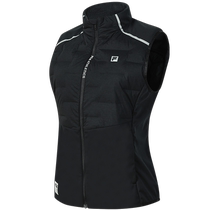 FILA Official Womens Down Vest 2022 Winter Basic Stand Collar Simple Warm Sports Top