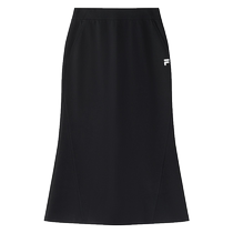 FILA FUSION Fila trendy brand knitted skirt for women 2024 winter new casual basic skirt one-step skirt