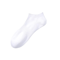 Socks mens mid-calf autumn pure cotton black and white solid color long autumn and winter deodorant and sweat-absorbent stockings ins trendy mens socks