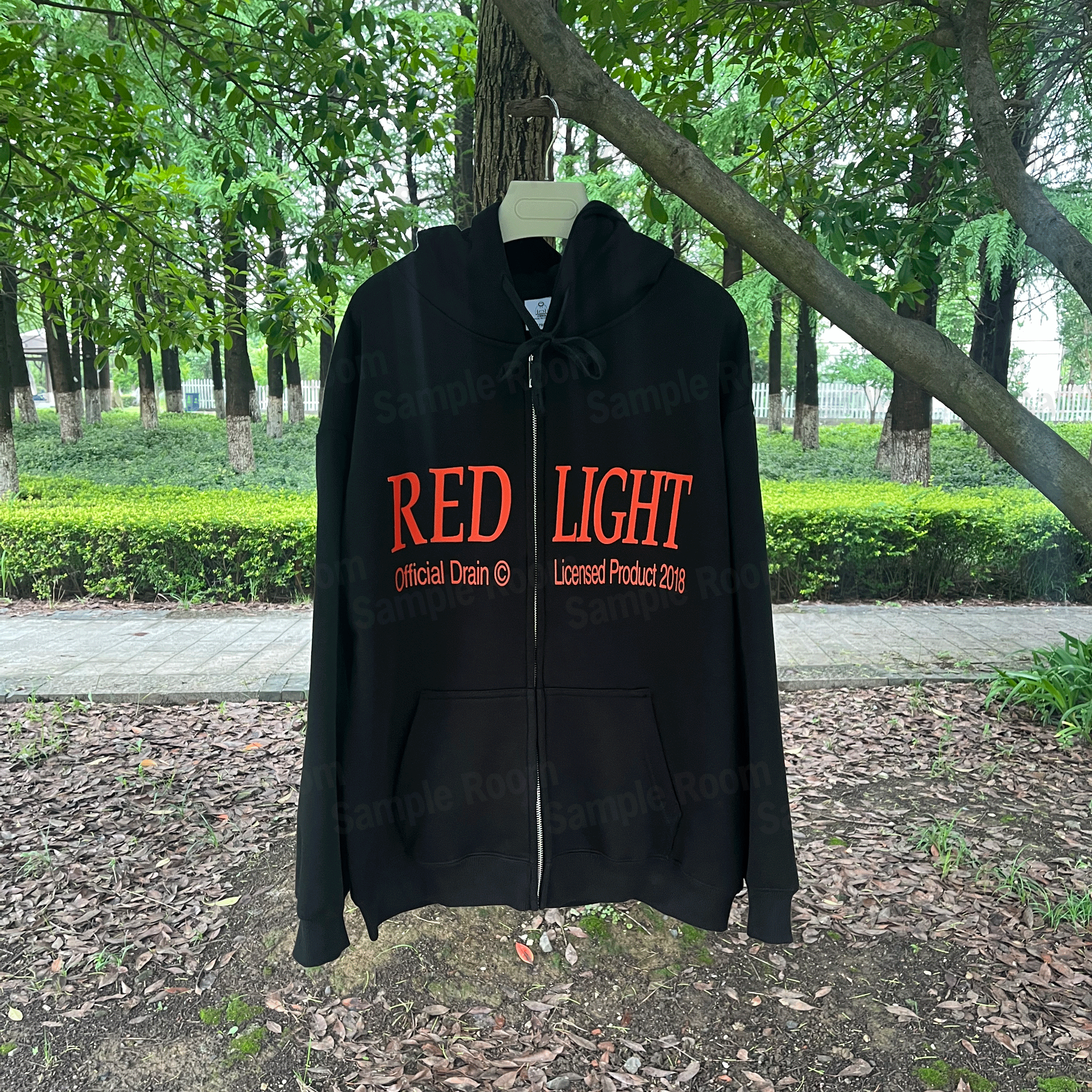Sweatshirt with zipper, black cardigan, autumn long-sleeve, American style, loose fit