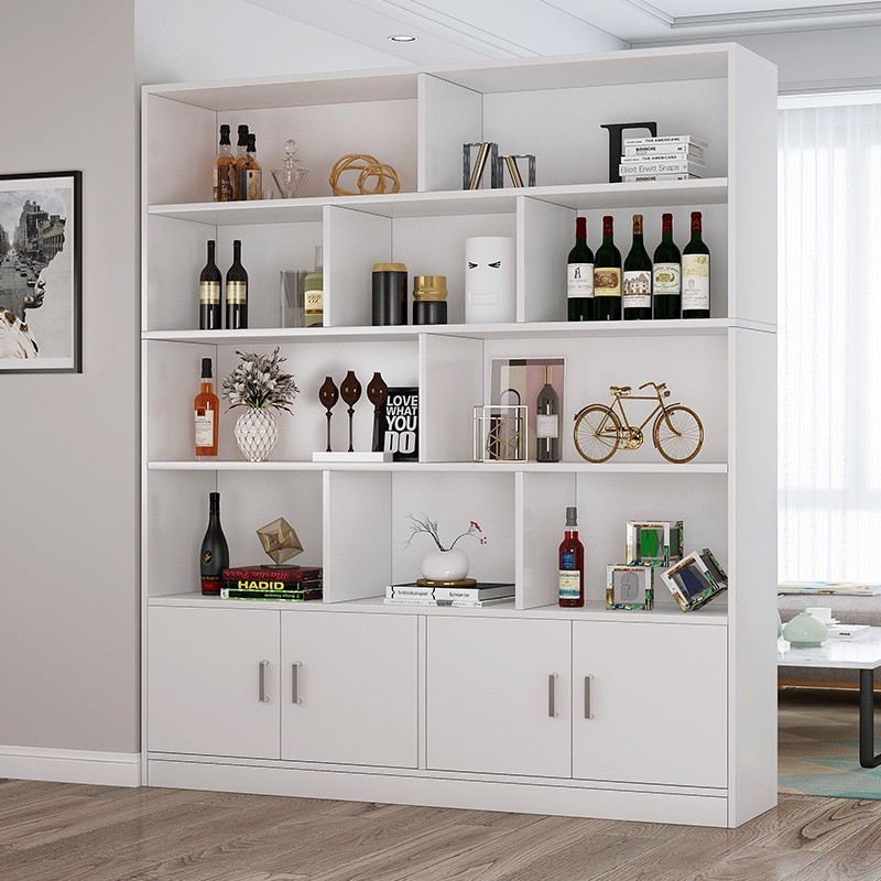 Wine Cabinet Display Cabinet Home Modern Minimalist Shelf Living Room Small Genguan Cabinet Leaning Against Wall Partition Cabinet Wine Racks-Taobao