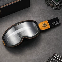 Двухслойный анти-химический туман в прозрачной раме хамелеонов-коффе желтый-не нужно изменить ремень пленки