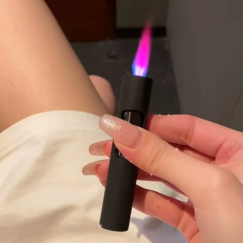 Xiaohongshu net red red with -защита от цилиндрического более легкого розового пламени, личностная гравюра, подарок от парня, дуйин