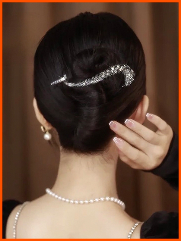 High-End Hair Clip for Women, Back-Of-Head Claw Clip, Hair Styling Tool, Elegant Hairpin, Hair Accessory, Bobby Pin, Twist Clip