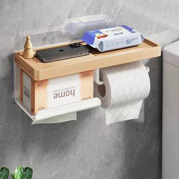 Bathroom rack toilet bathroom rack wall-mounted storage rack without punching wall-mounted bathroom storage rack