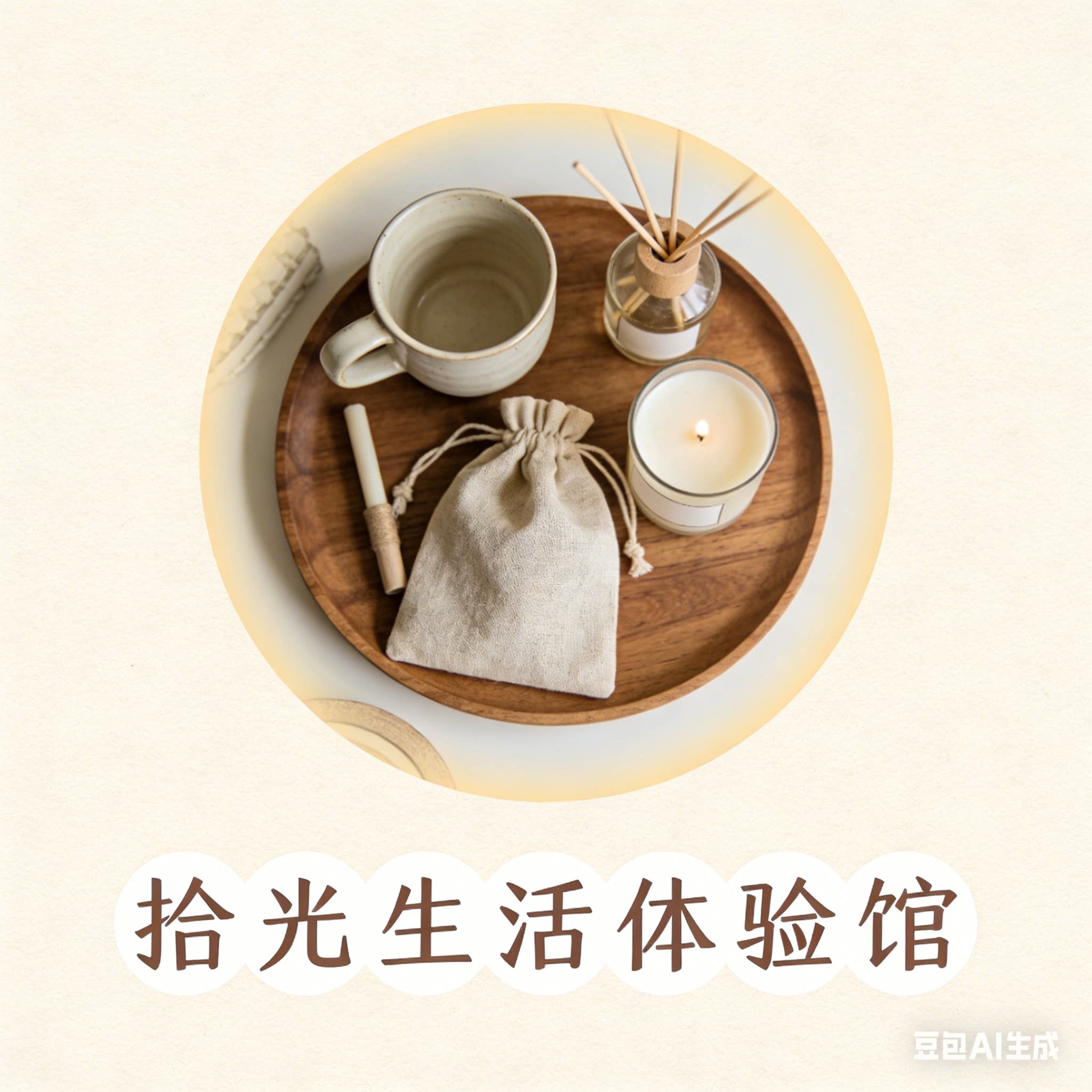 拾光生活体验馆的LOGO
