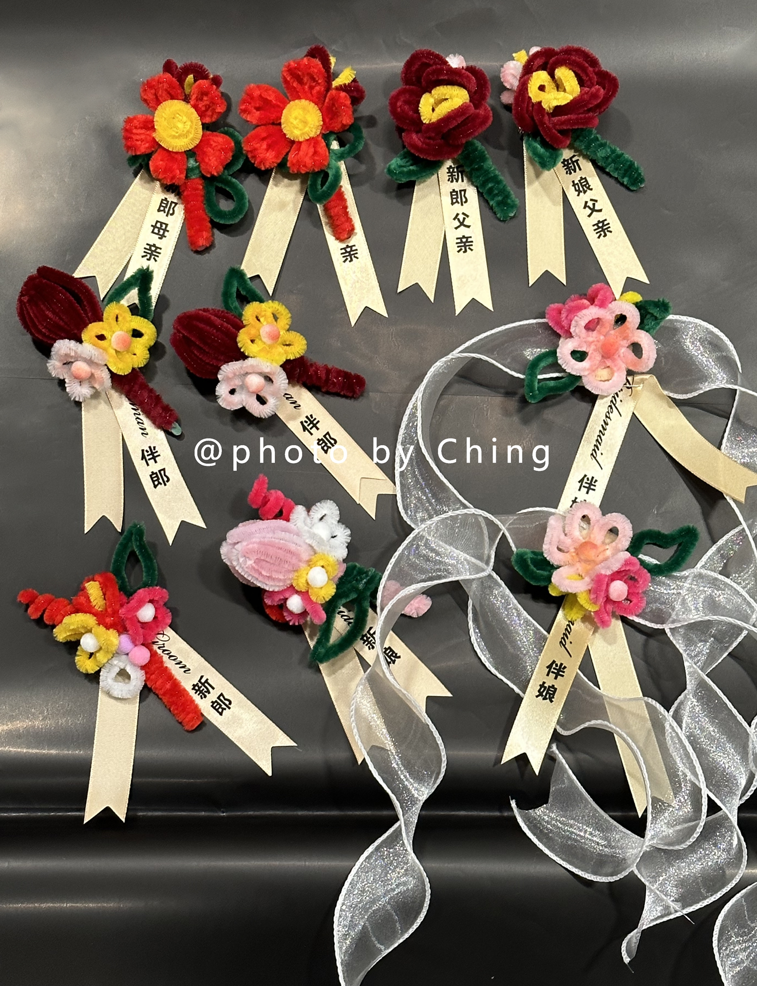 Twist-twist stick Bouquet Artisanal Diy Brooch Breast Flowers Groom Bride Wedding Full Suite Of Family Rose Materials Bag-Taobao