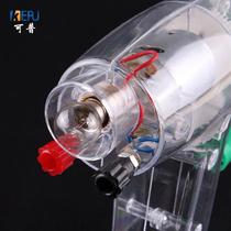 Transparent Hand Generator Model Middle School Students Homemade Portable DC Generator Small Engine Power Early